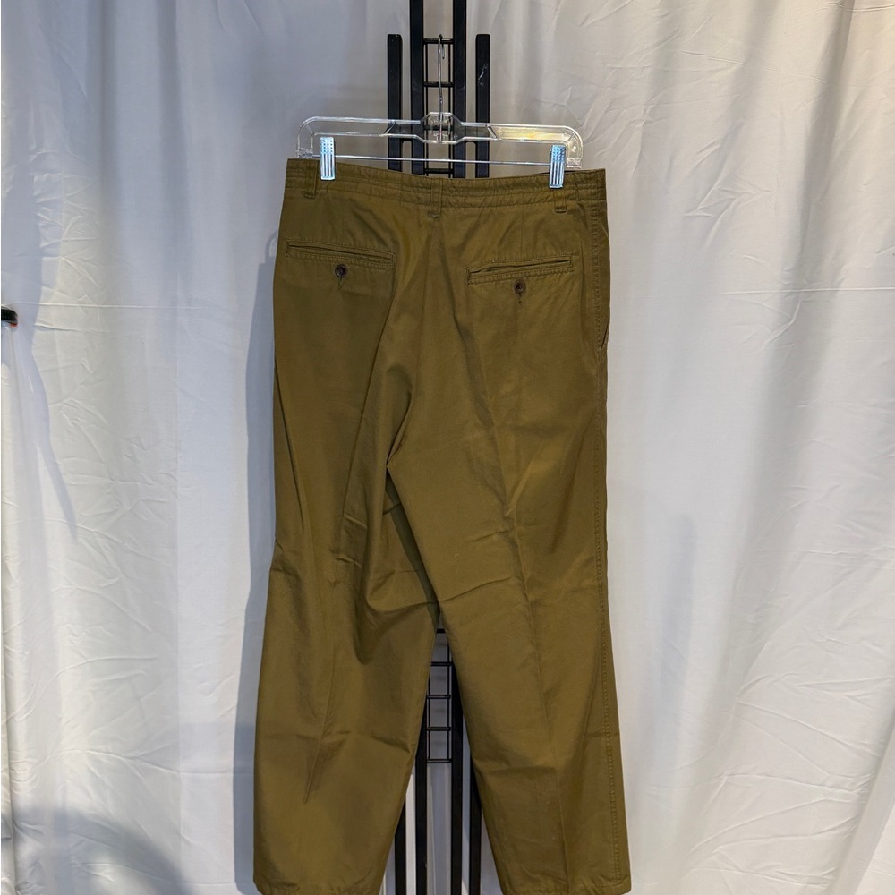 Claiborne Men's Olive Chinos - Picture 5 of 5